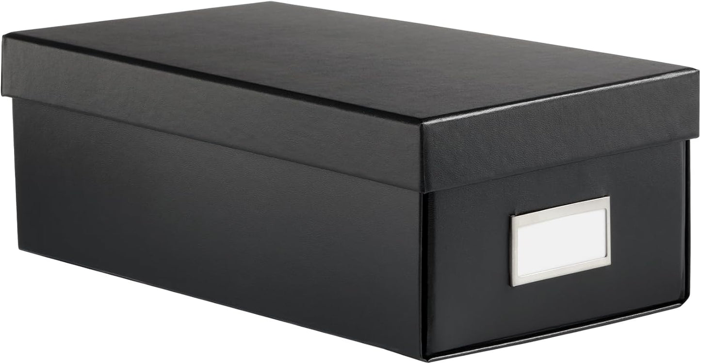 Oxford Keepsake Box, Protective Storage Box, Home and Office Organizer, Photo Storage Box, Souvenir Organizer, Small, 6" x 12" x 4 1/4" (41789)