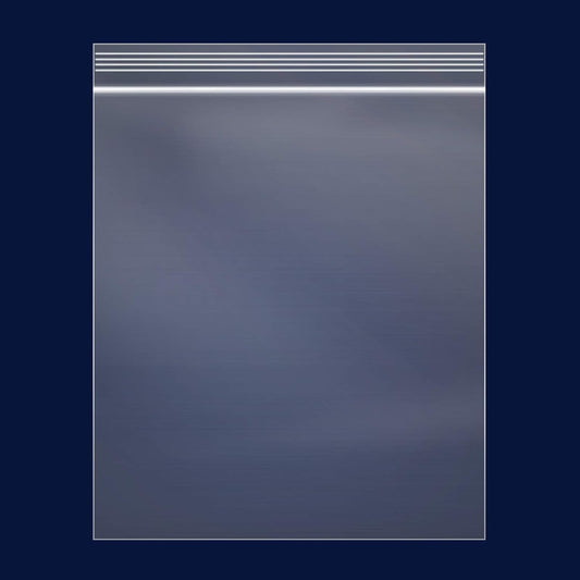 iMailer - 100 Count - 8" x 10" Zip Bags - Clear Reclosable Zip Plastic Poly Bags 2 Mil with Resealable Lock Seal Zipper for Art Prints, Brochure, Photoes, Handicraft Gift