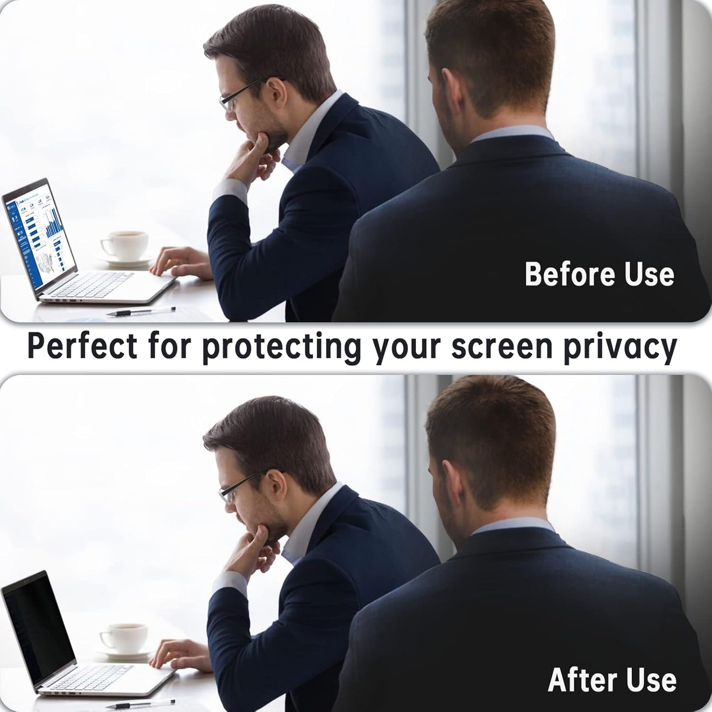 Magnetic Privacy Screen for Macbook 12 Inch (2012-2017), Removable Anti Blue Light Glare Filter Private Matte Screen Protector for Mac 12in Laptop Computer(Model A1534 A1931)
