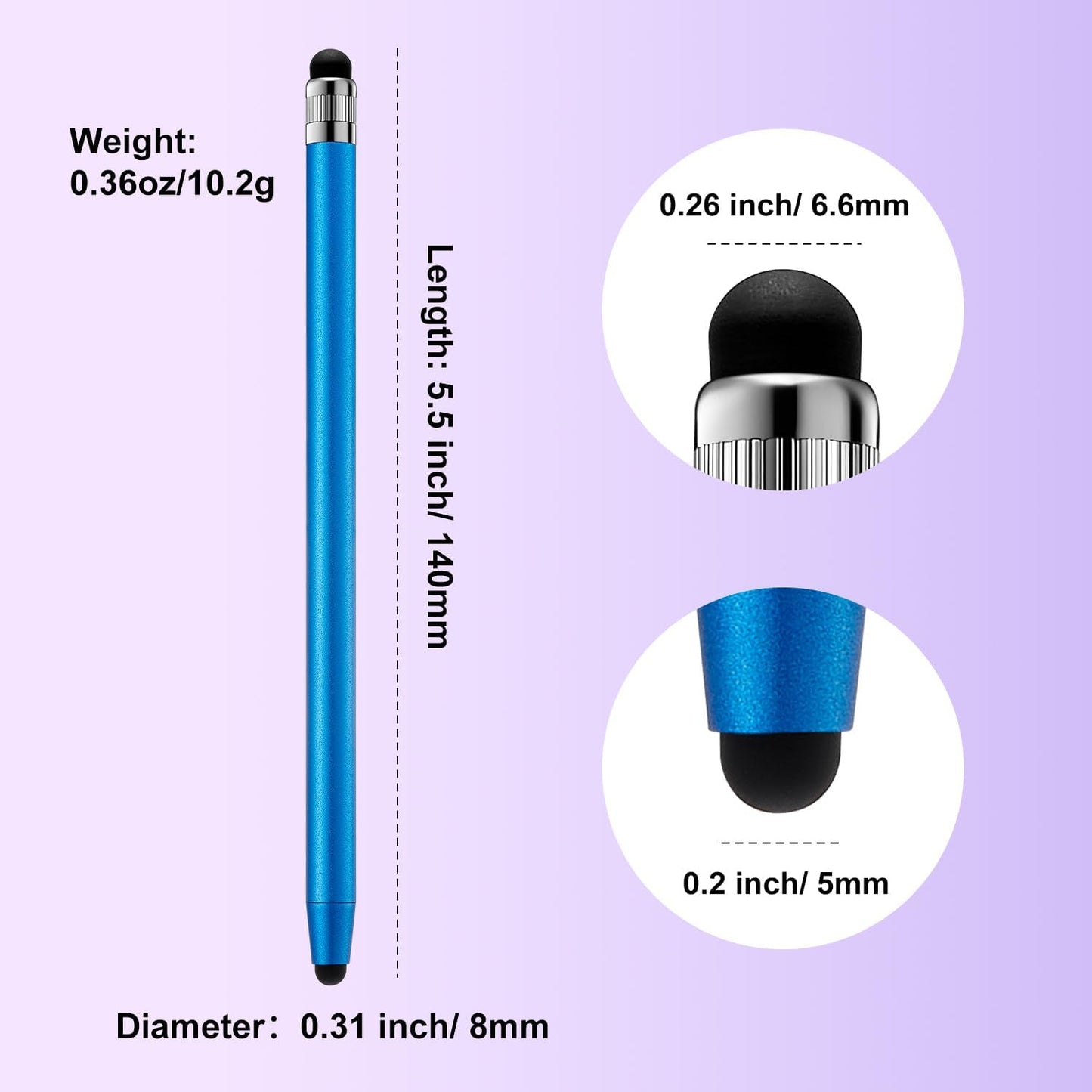 Stylus Pen for Touchscreen, ChaoQ 10pcs High Sensitivity and Precision Stylus Pen for iPad iPhone Android Suitable for All Touch Screens