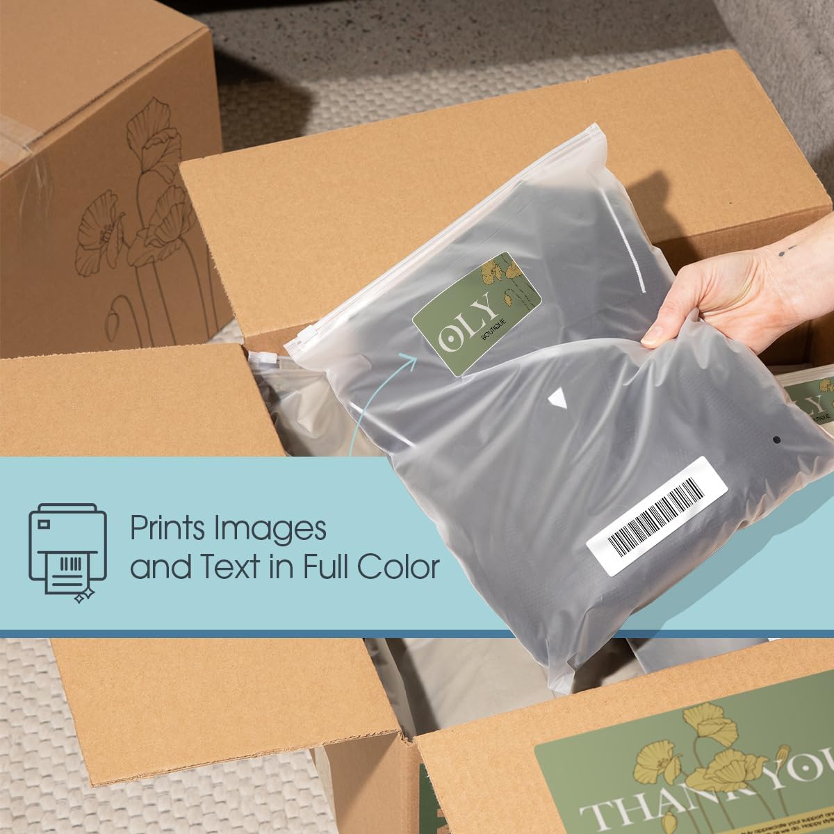 1 3/4" X 1/2" Matte White Return Address Labels Compatible with Inkjet and Laser Printers - 500 Sheets, 40000 Small Printable Stickers for Mailing, Barcodes, Organization - Spartan Industrial