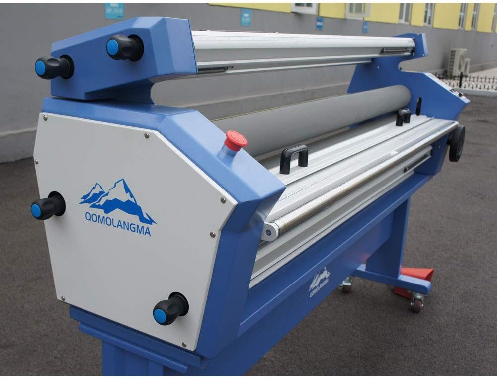 US Stock Wide Format Laminator 55in /63in Full-auto Wide Format Cold Laminating Machine Roll to Roll Large Format Laminator Laminating Machine with Trimmer (55 Inch, Without Trimmer)