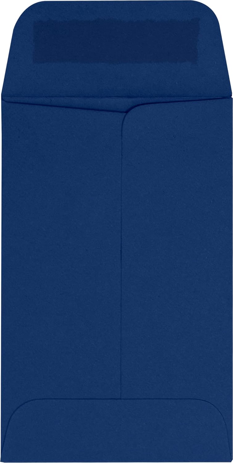 LUXPaper #1 Coin Envelopes | 2 1/4" x 3 1/2" | Navy Blue | 80lb. Text | 50 Qty