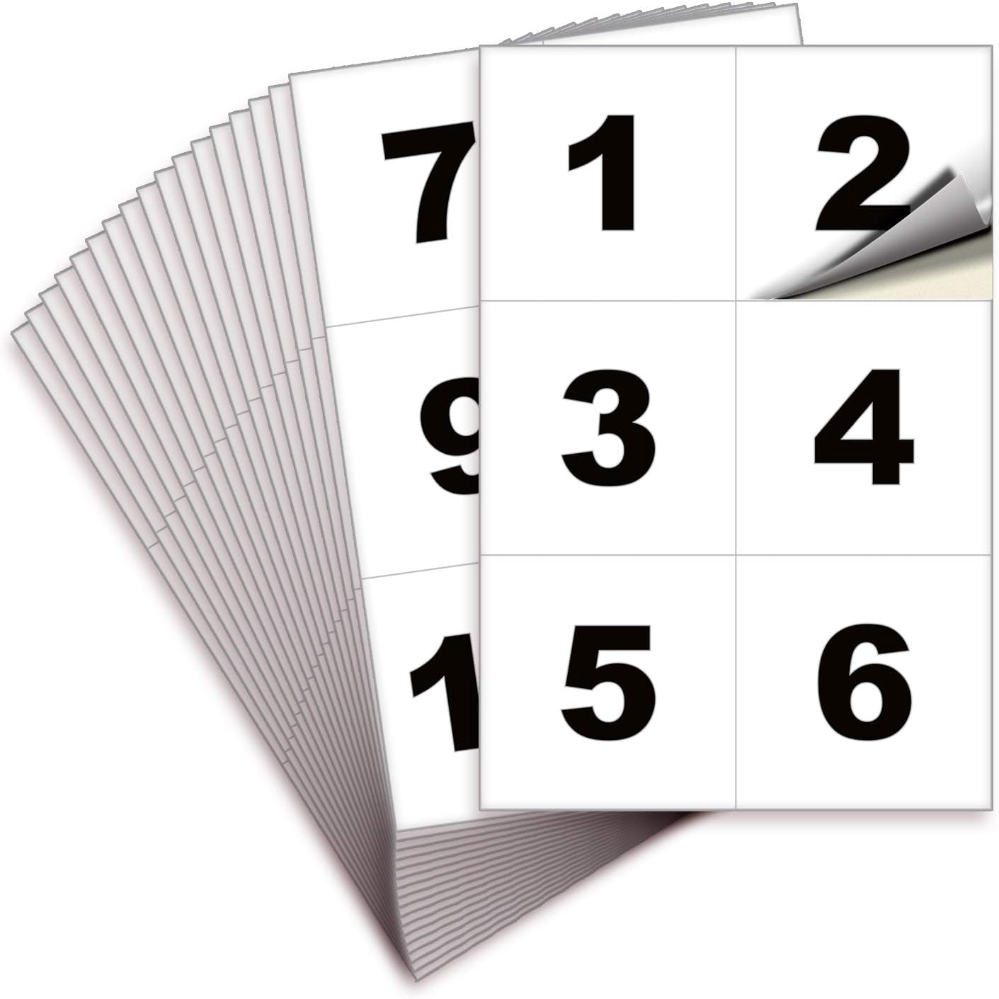 iSYFIX White Consecutive Number Stickers – 1 to 100, 3-inch, 1 Set – Vinyl Self Adhesive Premium Decal, Ideal for Inventory, Storage, Organizing, Boxes, Bins, Toolbox, Lockers & More, Indoor/Outdoor