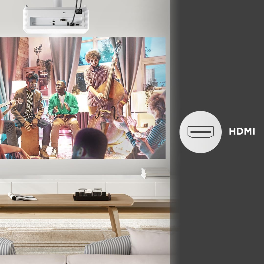 ViewSonic 4000 Lumens WXGA High Brightness Projector for Home and Office with HDMI Vertical Keystone (PA503W)