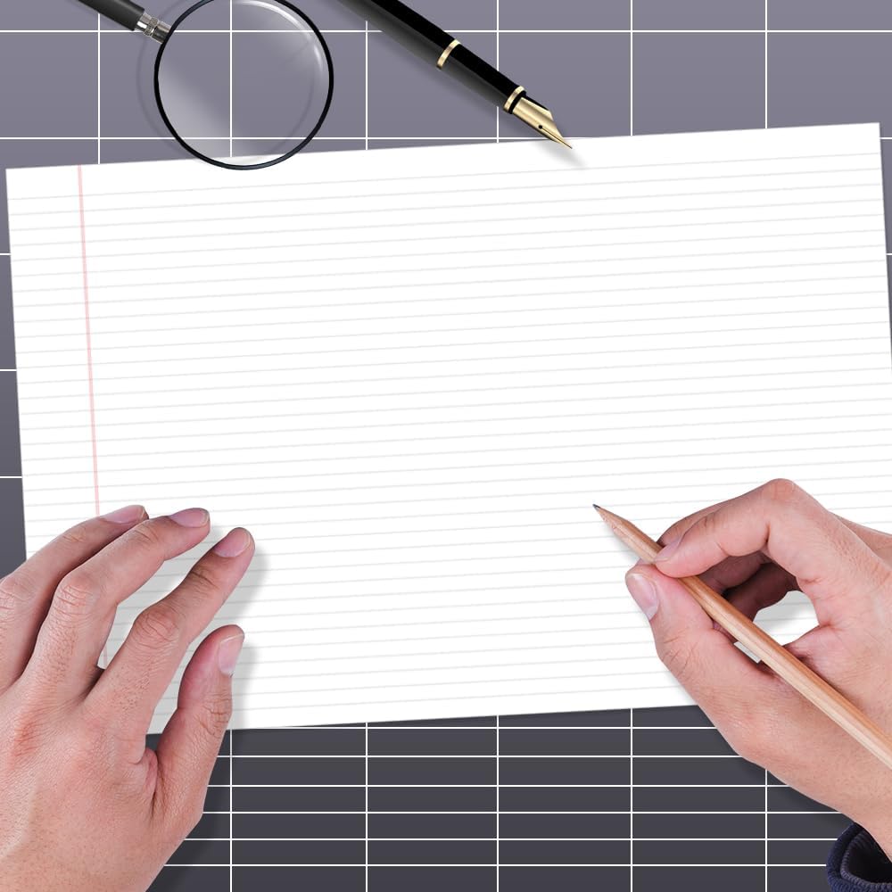 Yaridar 17" x 11" Legal Pads, 25 Sheets/50 Pages Per Legal Note Pads, Line Notepads, 100Gsm White Line Paper