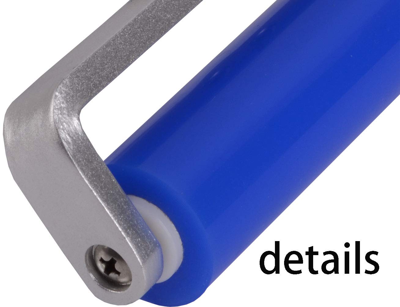 4-20 inch Glue Silicone Rubber Pasting Tacky Soft Roller Record Cleaner Squeegee Wheel Anti-Static Sticky Dust Collection for Film Application Craft Project Particle Remove Electronic Industry (8")