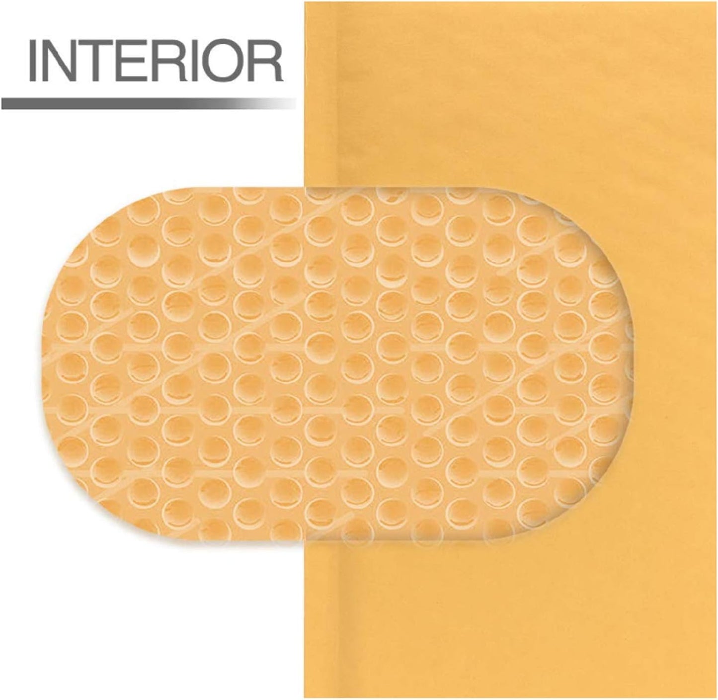 Secure Seal #00 5x10 Kraft Bubble Mailers Padded Shipping Envelopes (Pack of 1,000)
