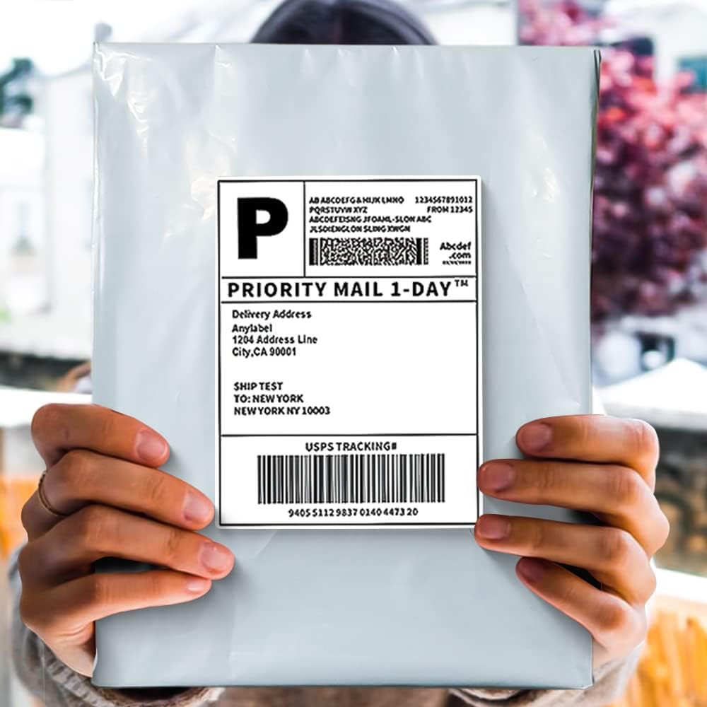 POLYSELLS 100 Pack 12x15.5 Inch White Poly Mailers Shipping Envelopes, Strong Adhesive Sealing, Waterproof, and Tear-resistant Postal Mailing Bags for Clothing, Books, and Accessories
