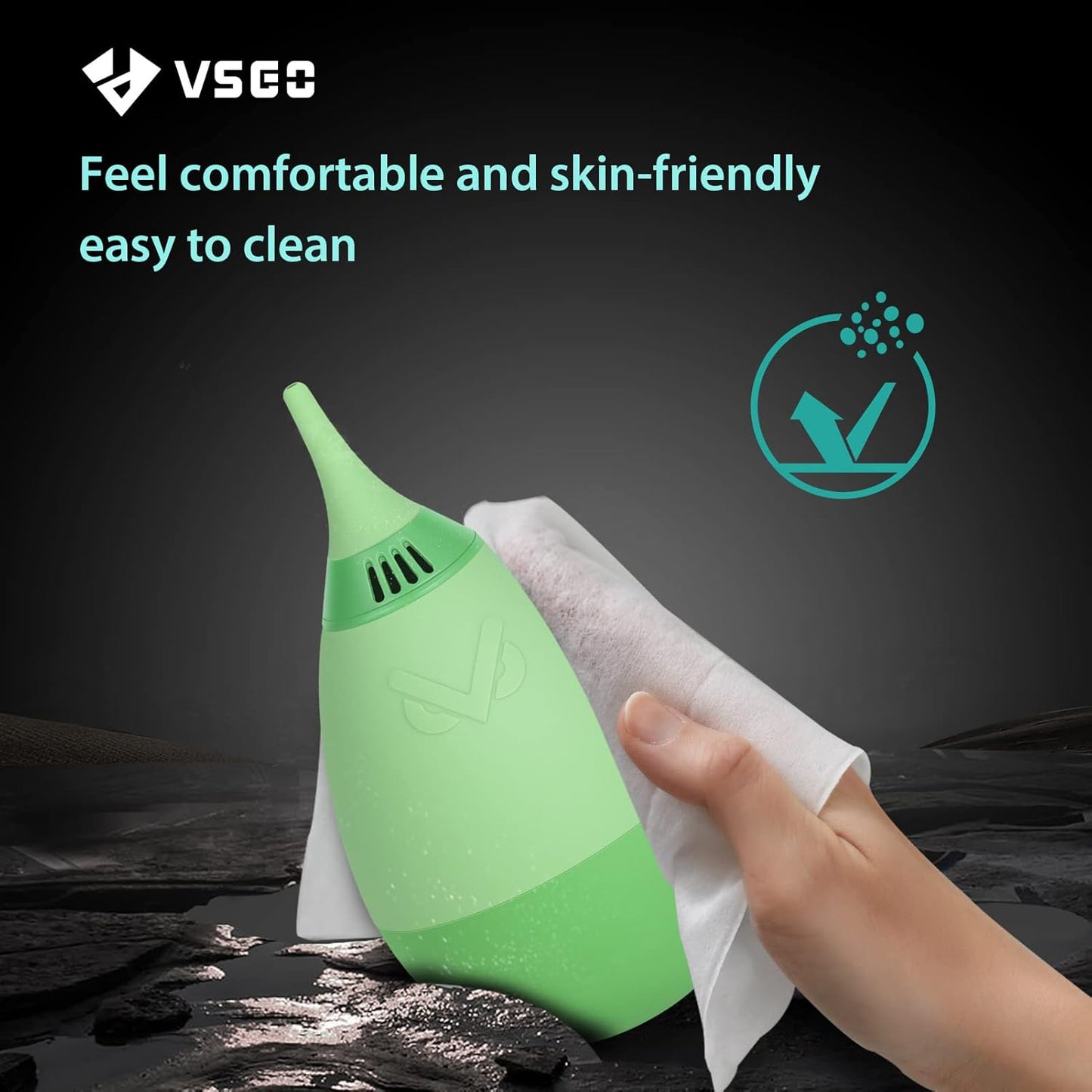VSGO Camera Air Blower with Filter Compressed Air for for Nikon, Sony, Canon Lens and Sensor Cleaning, Tumbler Design Green (V-B014E)
