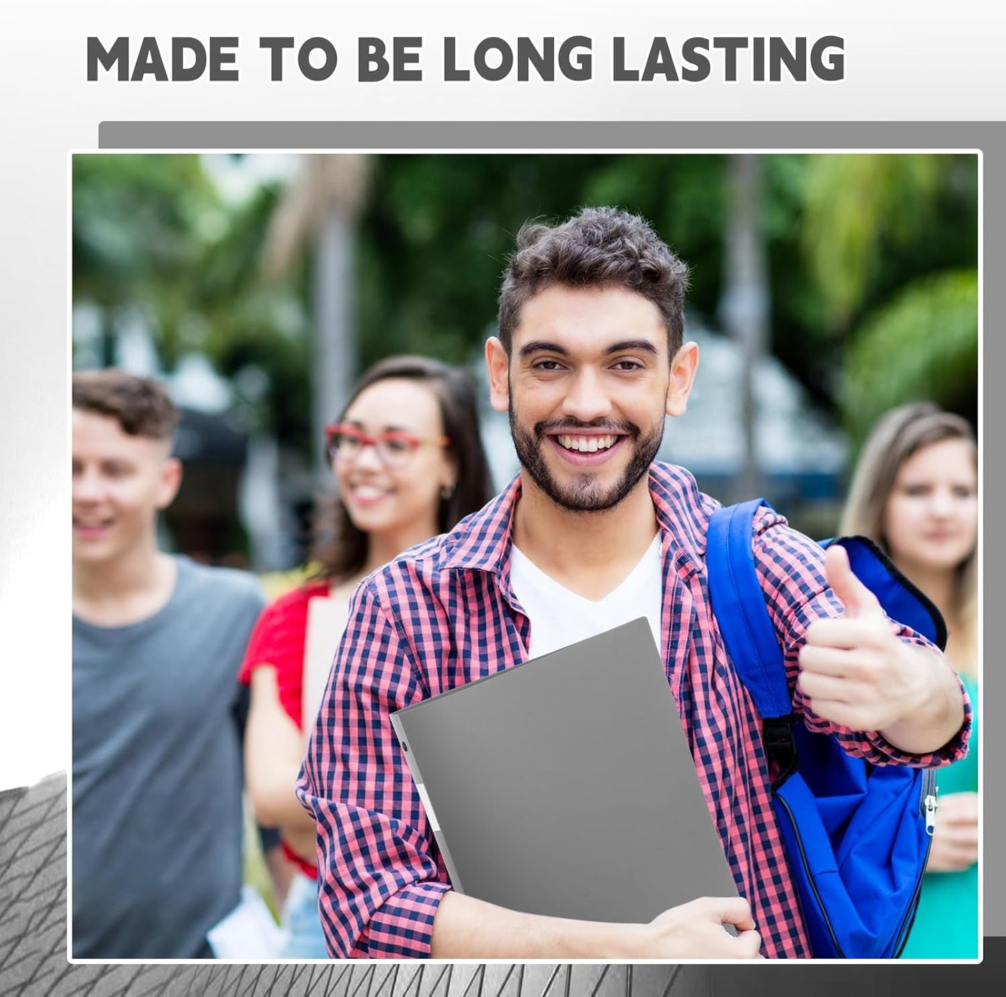 36 Pcs 1 Inch 3 Ring Plastic Binder Flexible Binders Bulk Fits Letter Size 8.5'' x 11'' Paper Holds up to 225 Sheets with 1 Pockets Versatile Binder for School Office Home (Gray)