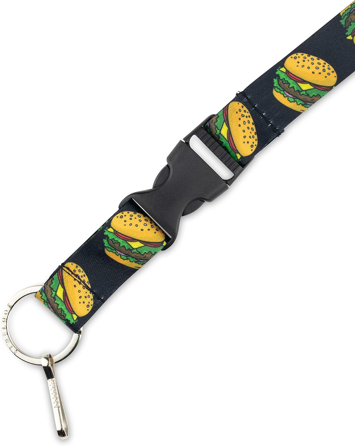 Limeloot Lanyard for Keys, ID Badge, Accessories | Neck Lanyard for Men and Women with Quick Release Buckle and Flat Ring