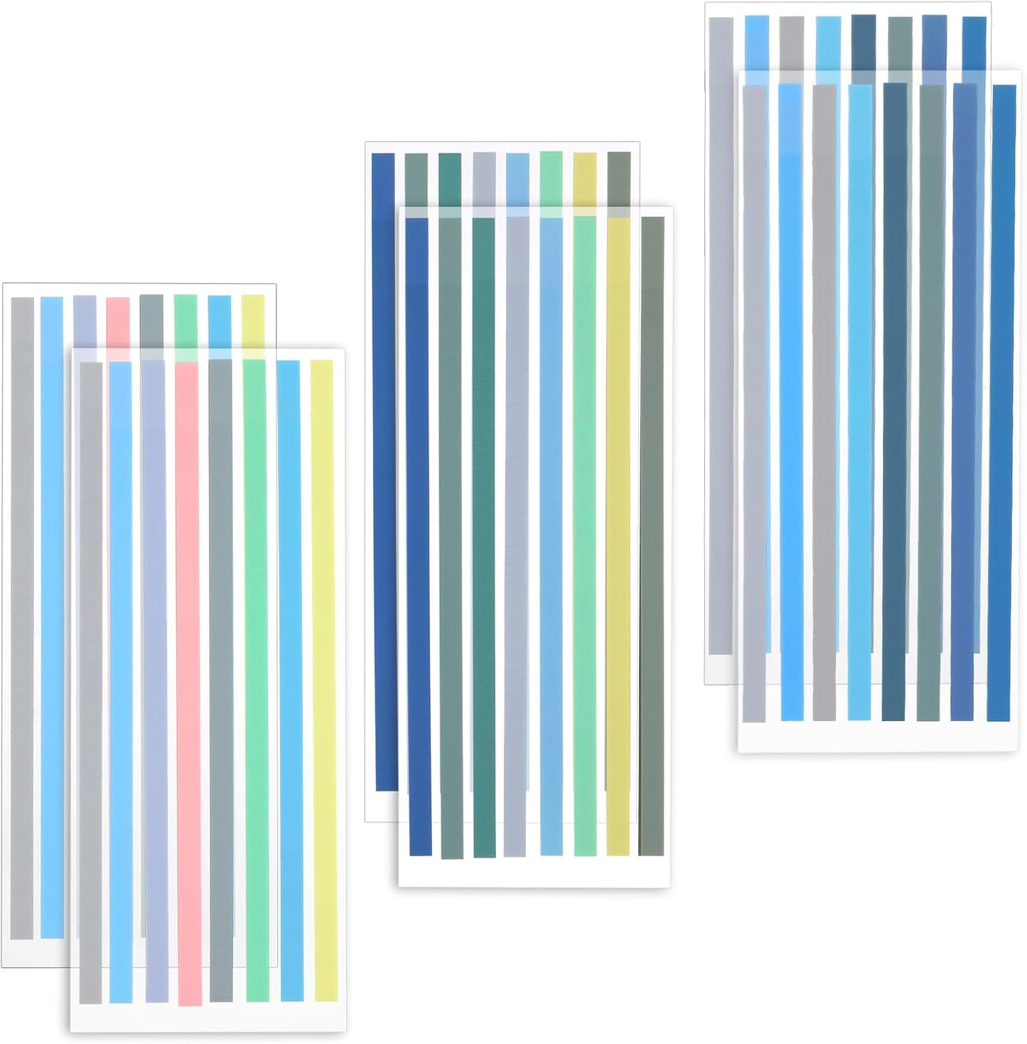 960 Pcs Transparent Highlighter Tape Reusable, Highlighter Strips Tabs Long Highlighting Sticky Tabs Page Markers Index Tabs for Books Office Supplies