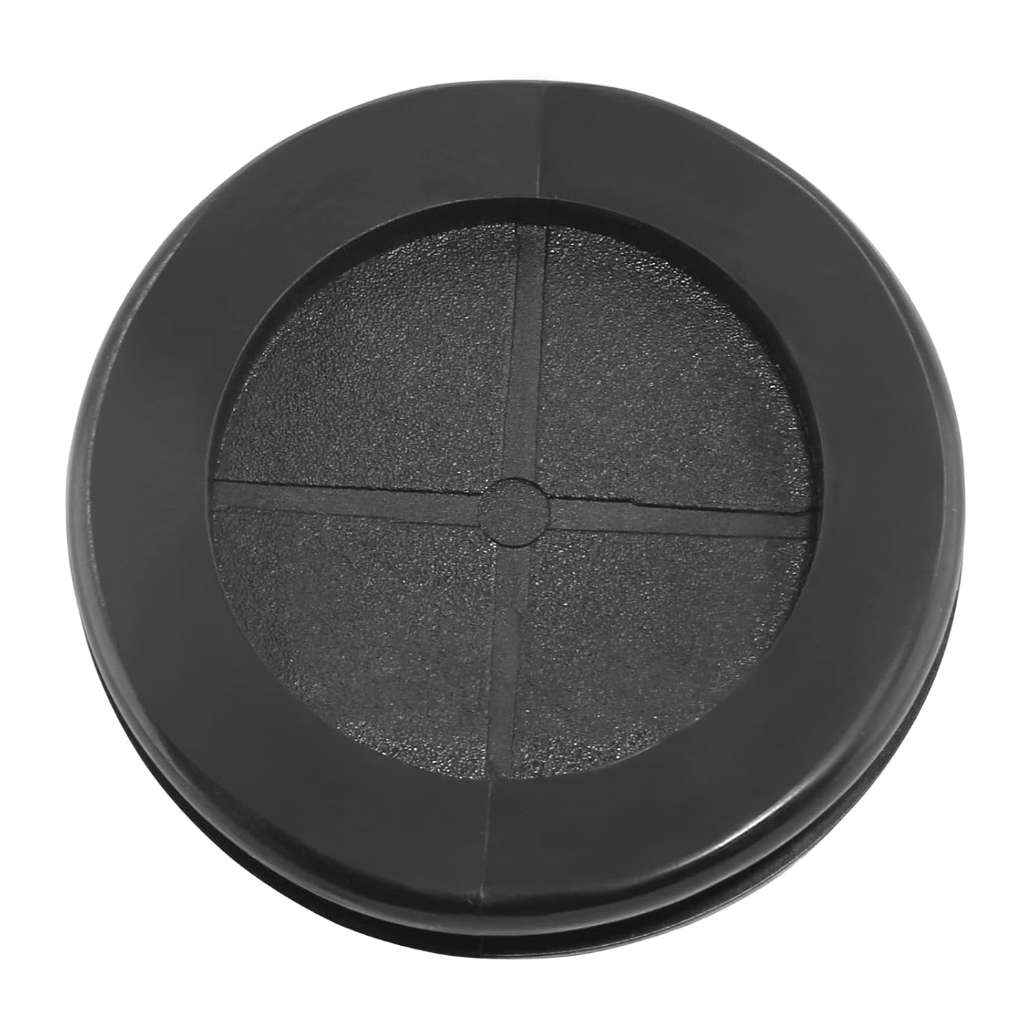 4 Pack Rubber Grommets 2" Inside Diameter 2-3/8" Drill Hole, Firewall Plug Grommet Rubber Grommets Wire Protection, Double Sided Round (Black)