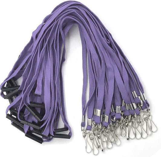 Bird Fiy Lanyard Light Purple Lanyards Neck Flat Premium Breakaway Badge Lanyard with J-Hook for ID Nametag Badge Holder