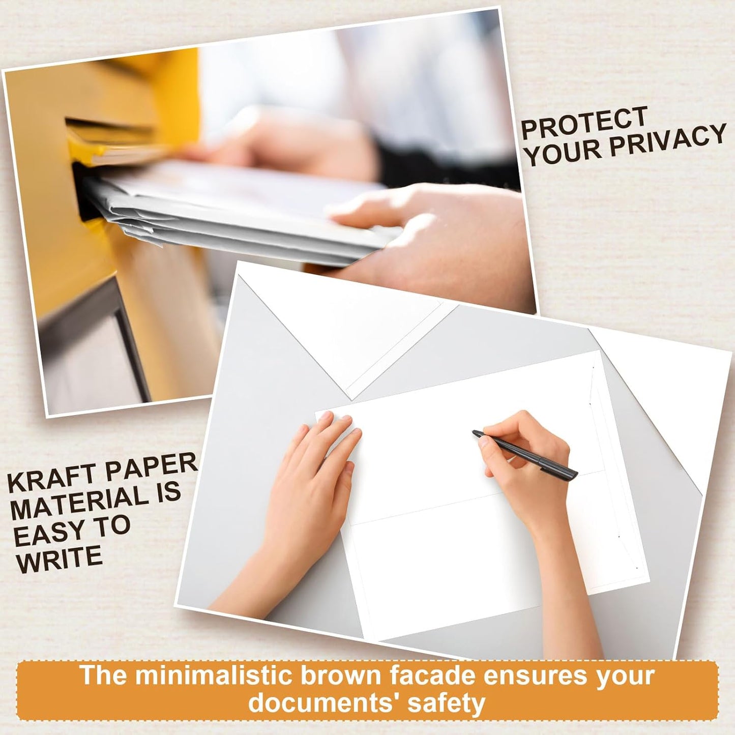 20 Pack 16x20 in Tab Lock Rigid Mailers Extra Large Sturdy Keep Flat Mailers Cardboard Envelopes Kraft Paper 250 Gsm for Shipping Photos, Packing Documents, Gift Cards, Cds, Art Prints, White