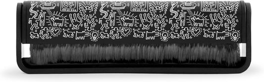 am Vinyl Record Cleaner Brush – Ultra-Fine Carbon Fiber Anti-Static Brush for Vinyl Records – Must-Have Record Player Accessory for Removing Dust, Reducing Friction & Preserving LP Sound, Keith Haring