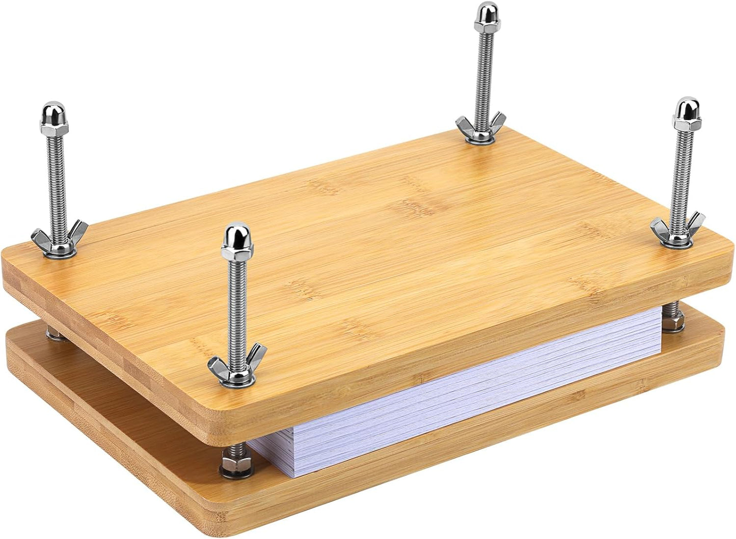 ZMAAGG Book Press, Portable Book Binding Press, Books Binding Machine, 11.8x7.6 Inch Paper Press for Craft Enthusiasts