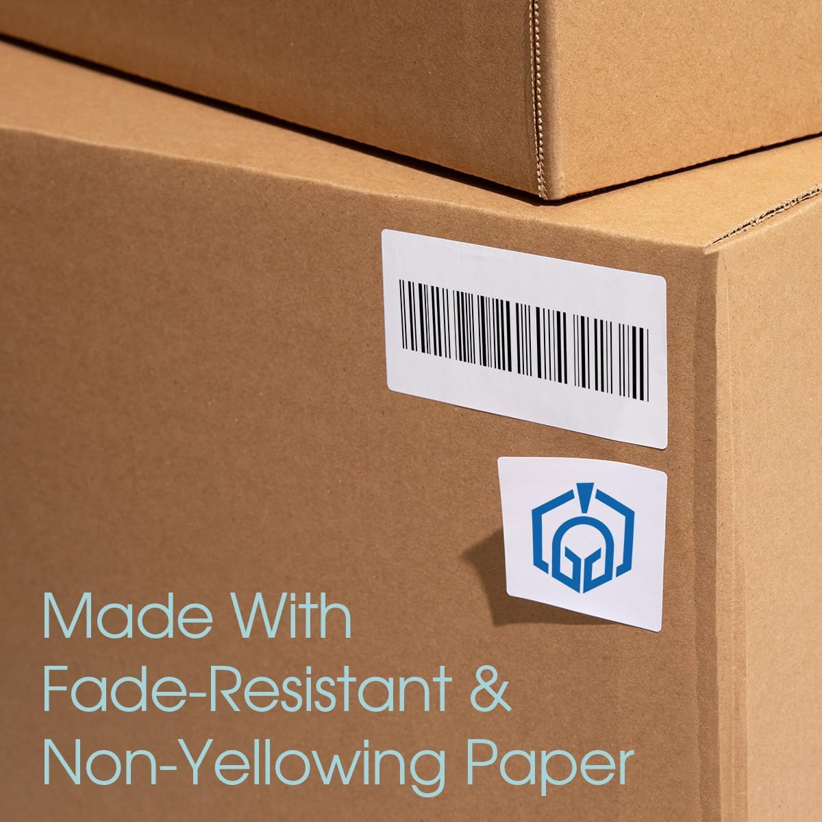 1 3/4" X 1/2" Matte White Return Address Labels Compatible with Inkjet and Laser Printers - 500 Sheets, 40000 Small Printable Stickers for Mailing, Barcodes, Organization - Spartan Industrial