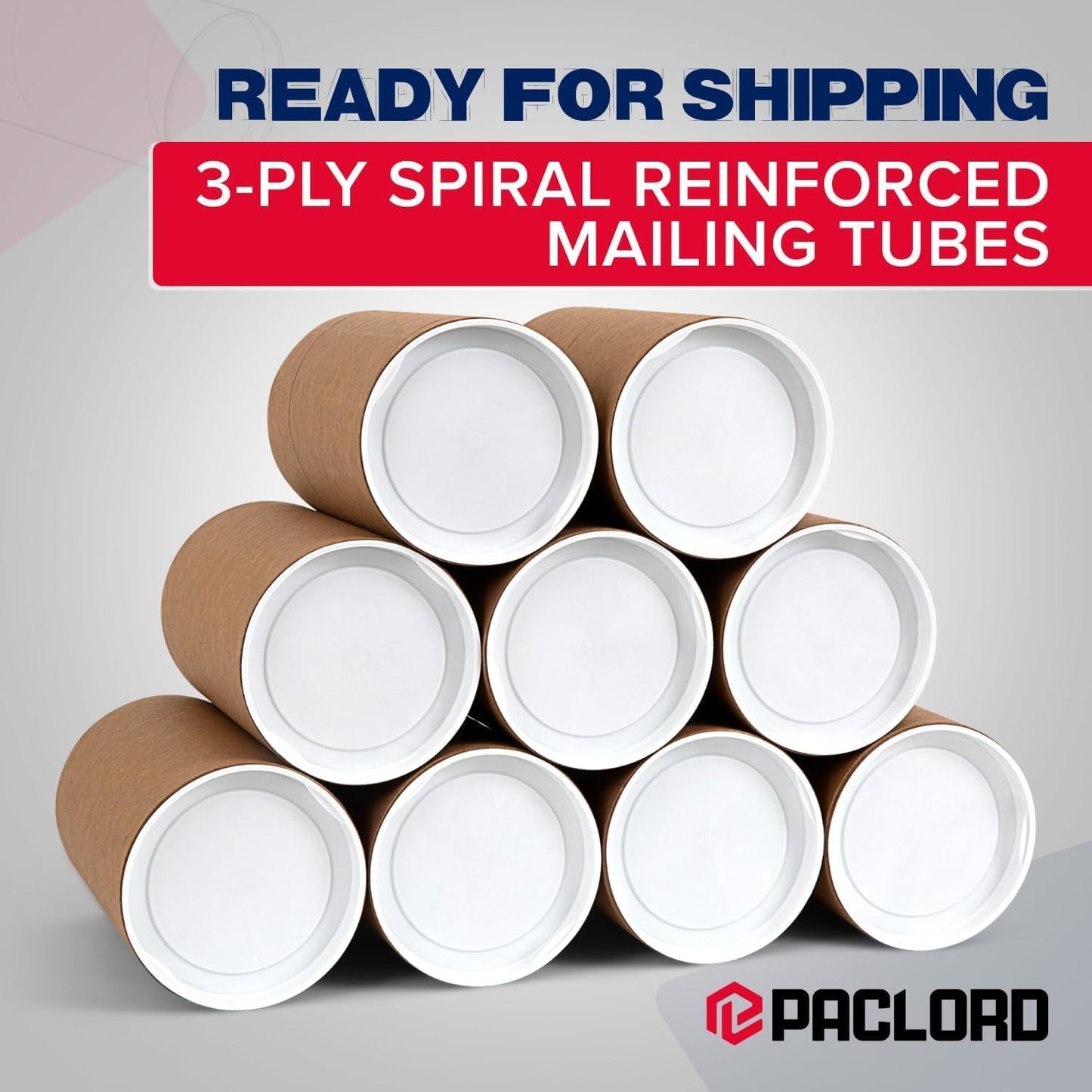 4" x 6" Heavy-Duty Reinforced Cardboard Mailing Tube, Pack of 6 Tubes with 12 Caps – Secure USPS Approved – Great for Shipping and Storing of Prints, Artwork, Posters or Documents