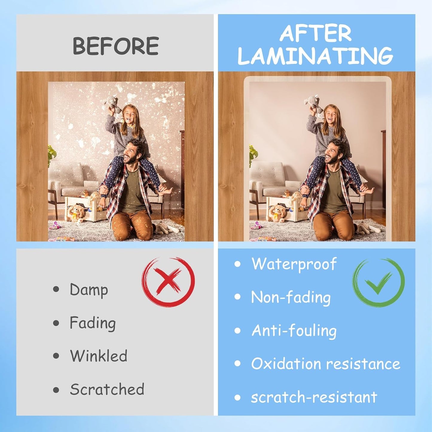 Clear Thermal Laminating Pouches 5mil Letter Size Plastic Laminator Sheets 9 x 11.5 Inch (5 mil 600 pcs)