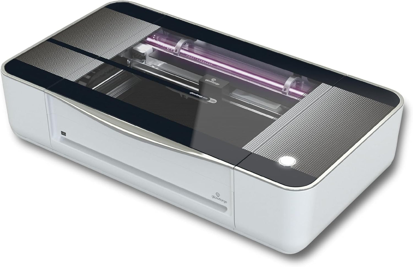 Glowforge Pro HD Laser Cutter and Engraver Machine with 45W CO2 Laser - Ultimate Power Laser Engraver with Cooling for Fast Laser Engraving on Wood, Leather, Metal, and Stone