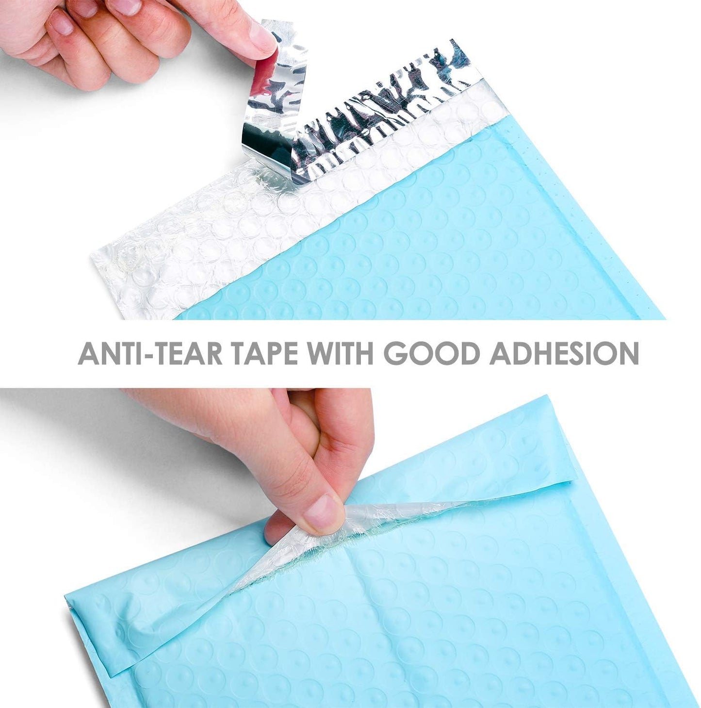 Metronic Bubble Mailers 6x10 Baby Blue 600 Pack Self-Seal Padded Mailer Usable Size 6X9 Inch, Bulk Package Packing Shipping Supplies for Small Business, Boutique, Jewelry, Lip Gloss