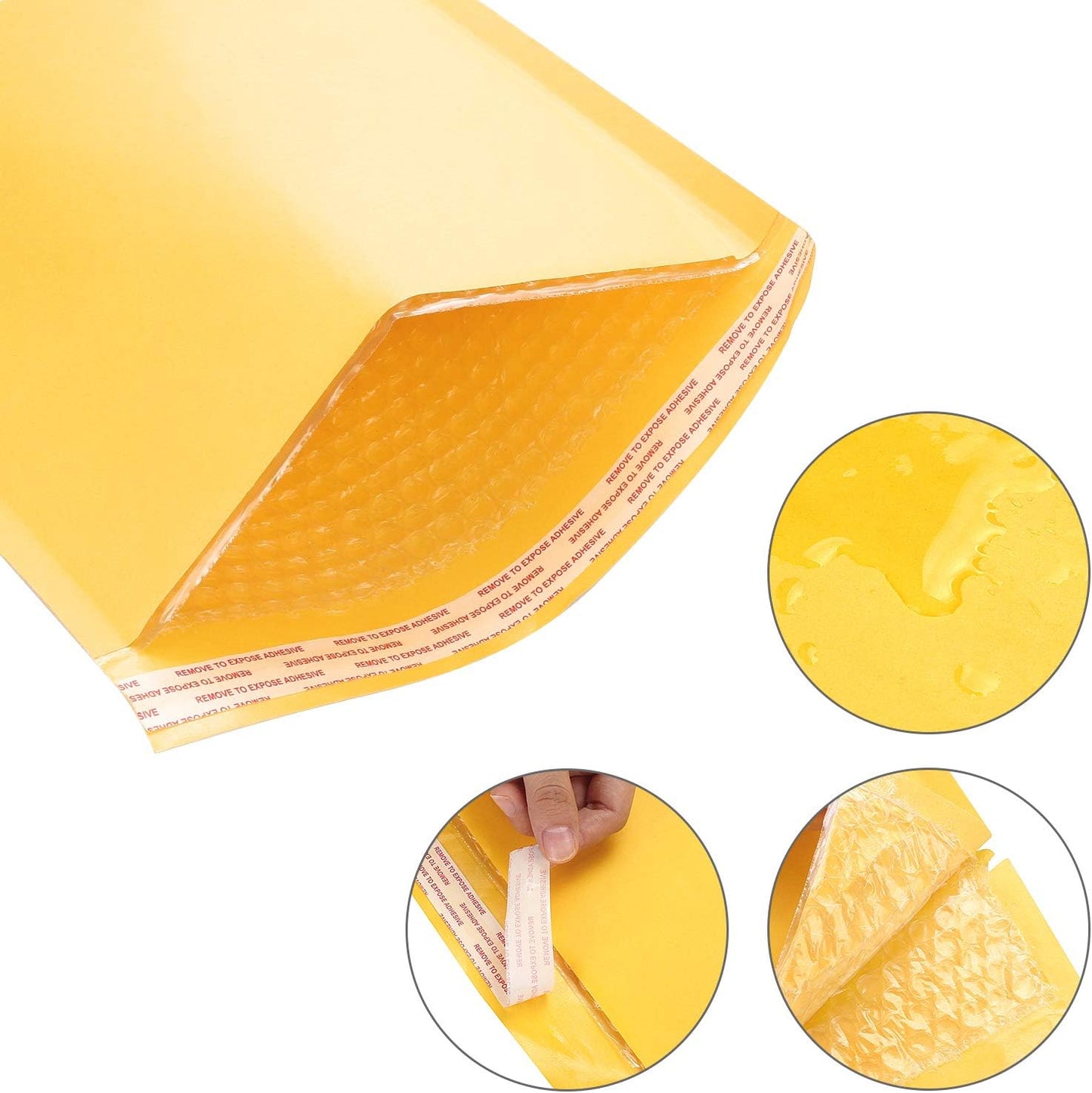 Acrux7 Kraft Bubble Mailers 11 x 16 Inch, 25 Pack Padded Envelopes, Self Seal Bubble Mailers with Peel-N-Seal, Padded Envelopes Shipping Envelopes for Shipping and Packaging
