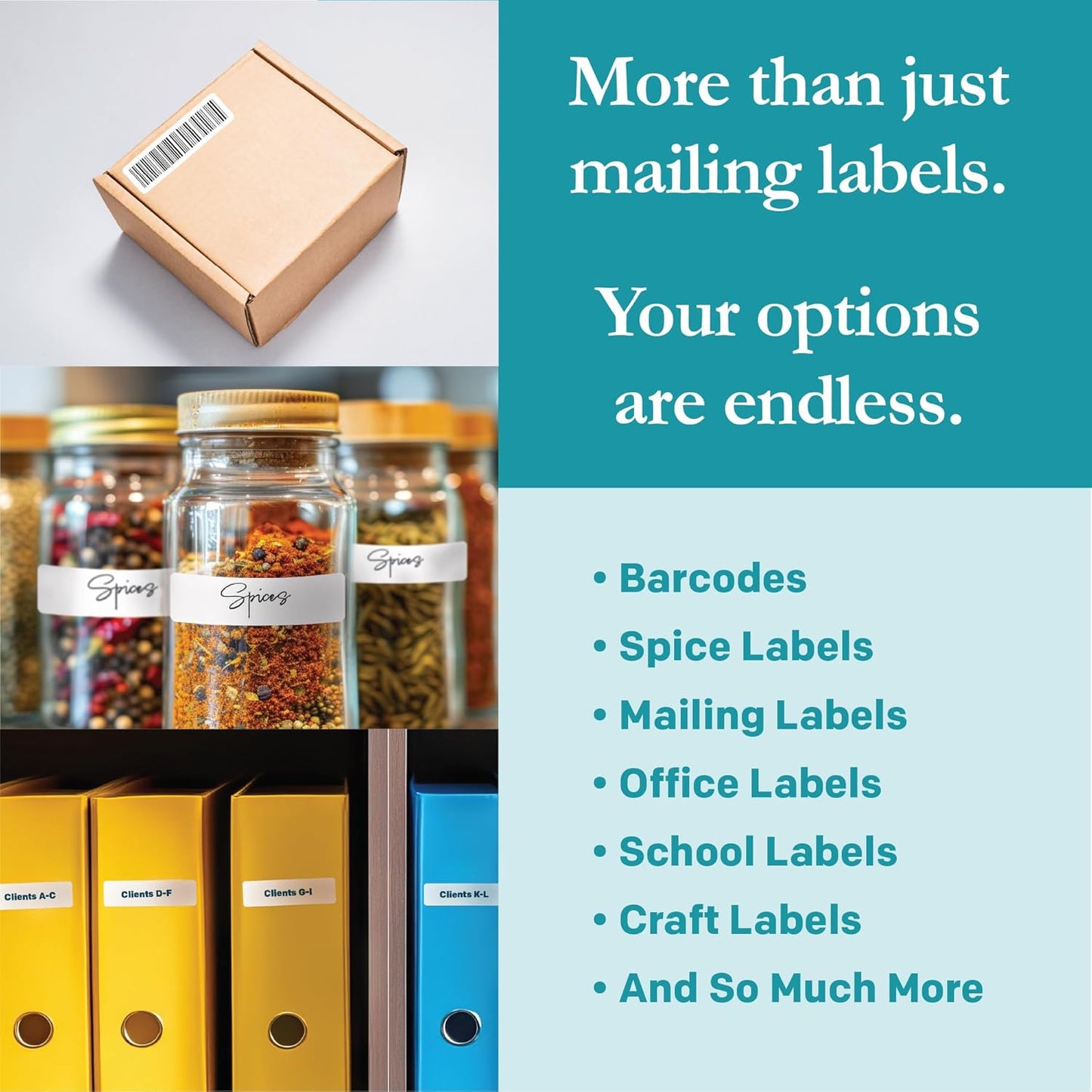 Premium Label Supply White Sticker Return Address Labels – 1.75" x .5" – Laser/Inkjet Compatible – (80 per Sheet), 1000 Sheets – 80,000 Total Adhesive Labels