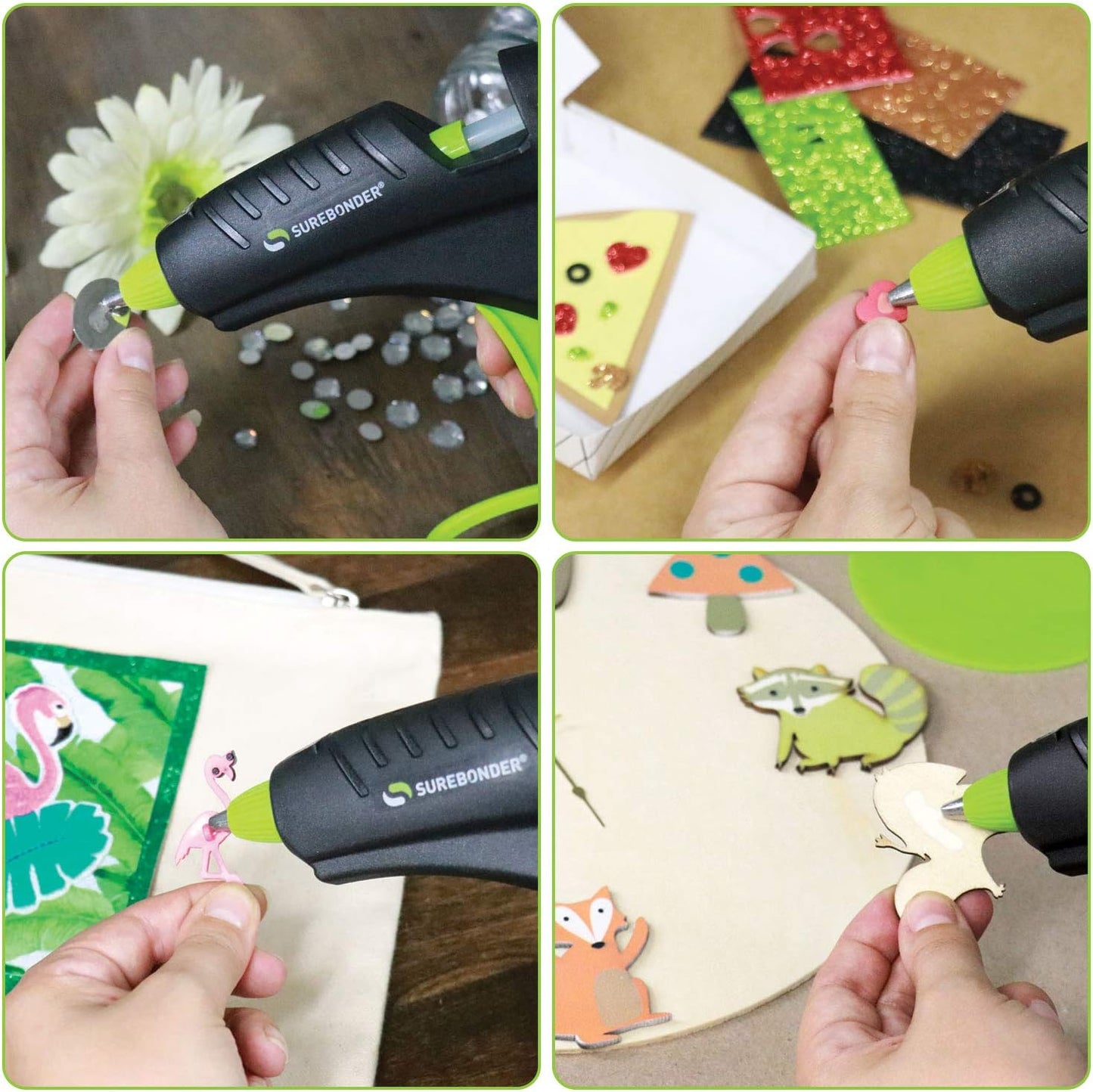 Surebonder DT-270FKIT Full Size Dual Temperature Glue Gun with 12-4-Inch Standard All Purpose Glue Sticks