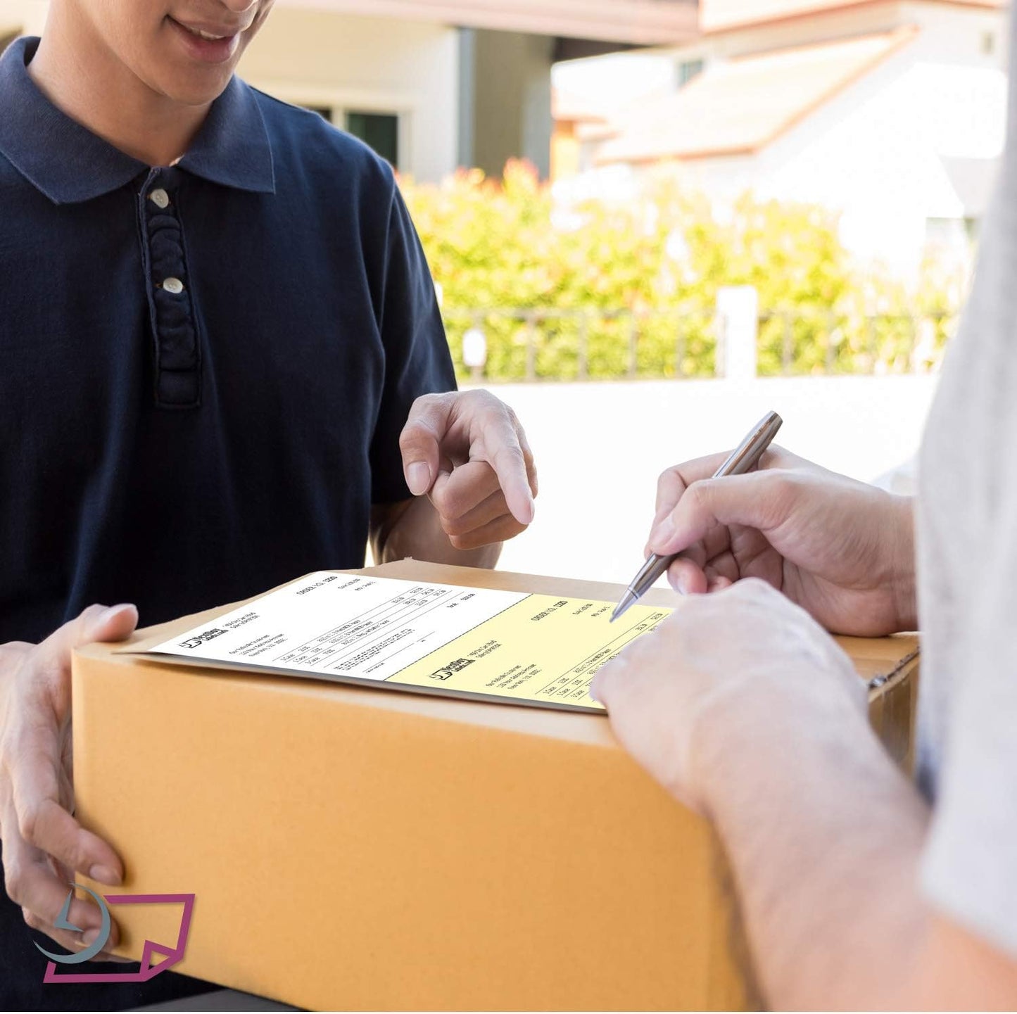 NextDayLabels - Pack of 500 Sheets 8-1/2 x 11" 2 Part Perforated Paper, Great for Invoices, Receipt, Statement etc. (White/Yellow)