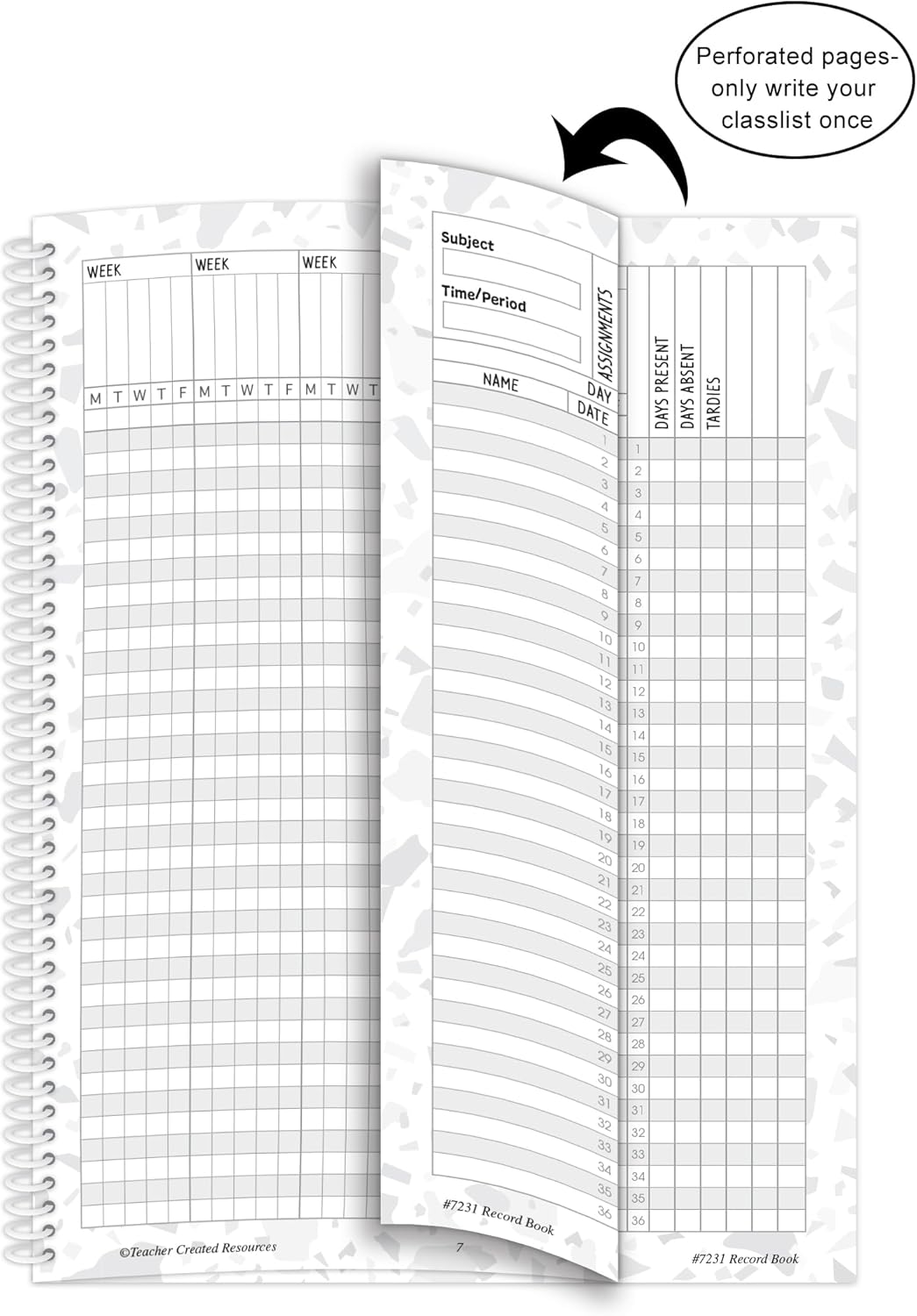Teacher Created Resources Terrazzo Tones Record Book (TCR7231)