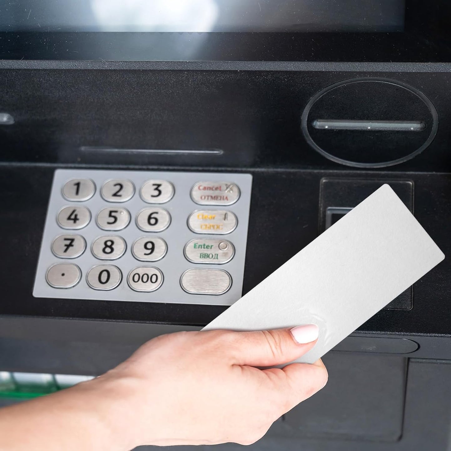 30 Pcs 2.5" x 7.5" Presaturated Bill Validator Cleaning Cards Compatible with All Bill Validators, Readers and Currency Counters