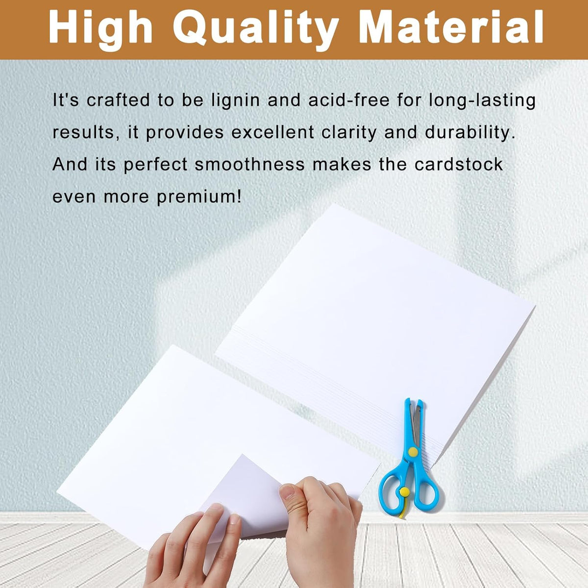 28 Sheets Bright White Cardstock 8.5 x 11 Certificate Paper, 92lb/250gsm White Card Stock Printer Paper for DIY Cards, Wedding, Business Cards, Menus, Invitations