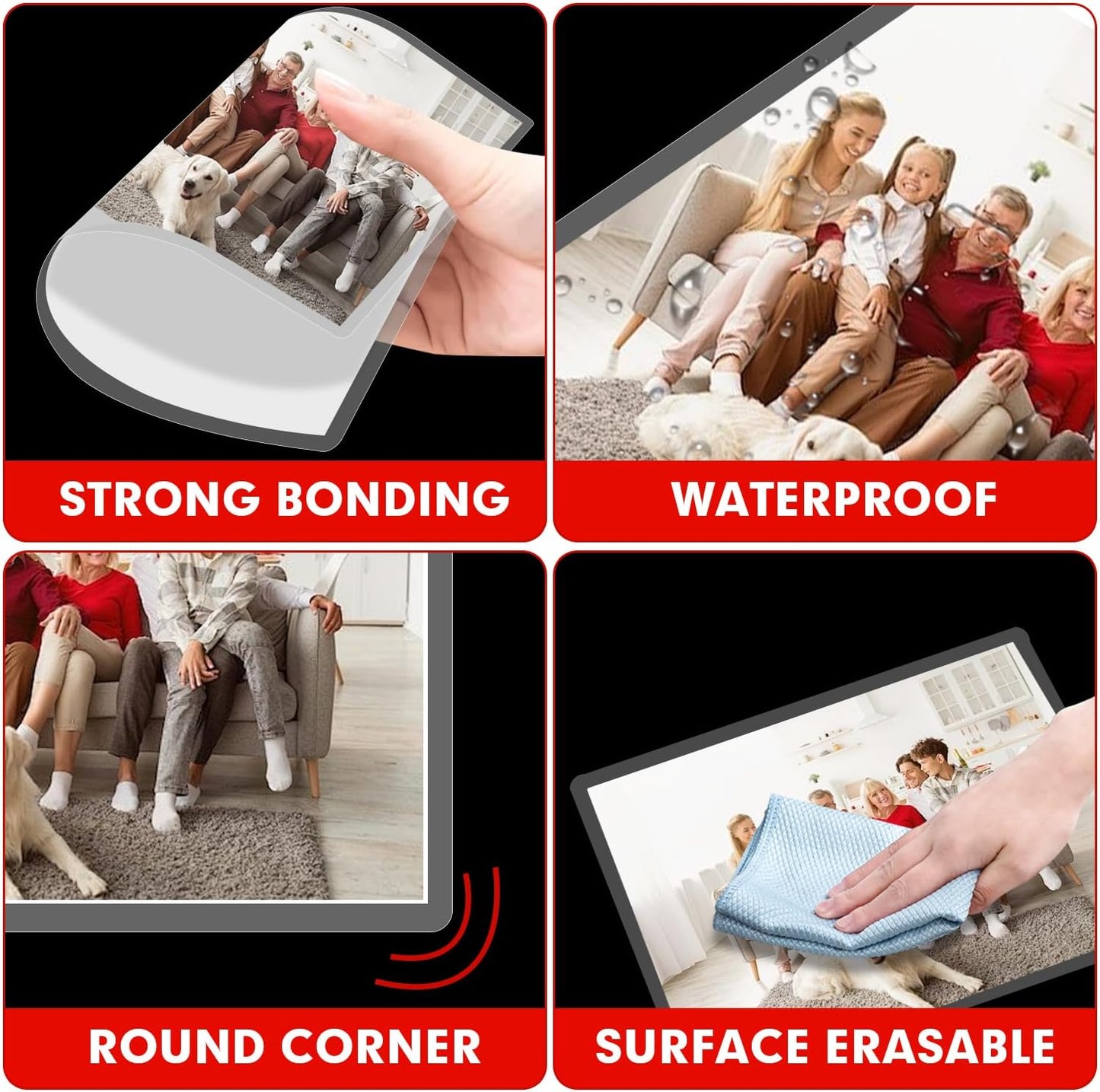 Laminating Sheets, 300 Pack Clear Thermal Laminating Plastic Paper Laminator Sheets, 9 x 11.5-Inch, 3mil, Ideal Office or School Supplies