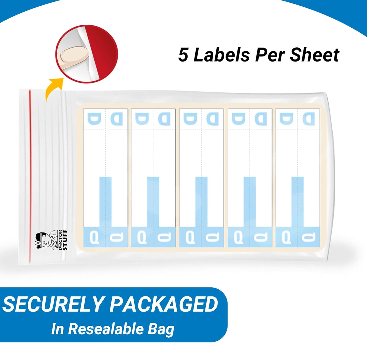 Alphabet Labels for File Folders, A to Z Complete Set with File Box and Indexes, Doctor Stuff, 100 Stickers of Each Letter, 1300 Labels, Compatible with Smead SNCC Series, Medical Chart Labels