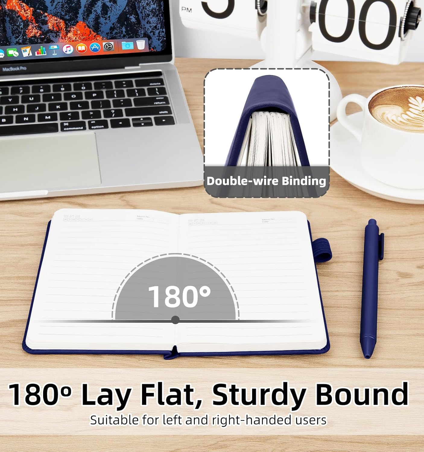 3 Pack Pocket Journaling Notebooks, A6 Small Notebook For Note Taking Journaling Notebooks Journals For Writing Mini Note Pads With Pen Holder 120 Pages 100 GSM Thick Paper