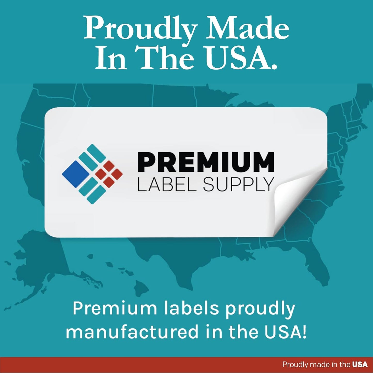 Premium Label Supply Waterproof White Return Address Sticker Labels – 1.75" x 0.5" – Inkjet Printers Only – (80 per Sheet), 25 Sheets - 2,000 Total Adhesive Labels