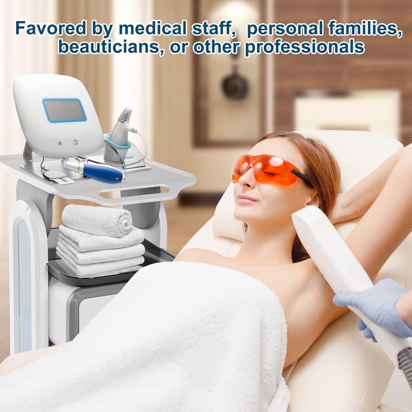 Mobile Medical Trolley Cart 130 Lbs Load Portable Professional for Ultrasound Imaging Scanner Vehicle Beauty Storage Cart with Drawers Tool Tray Wheels for Home Hospital Office Medical Clinic