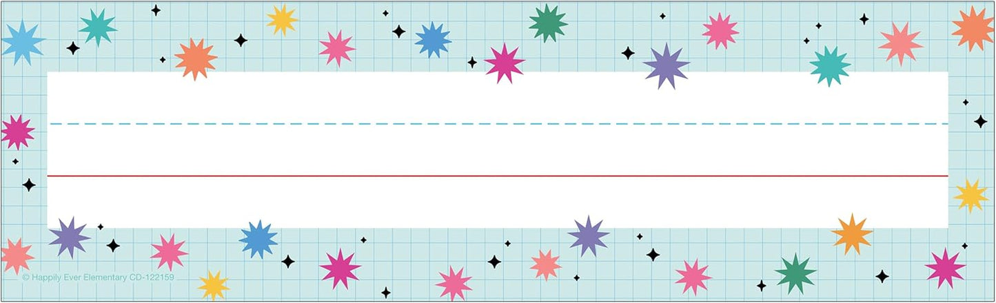 Carson Dellosa Retro Remix 36PC Groovy Name Labels for Kids, Retro Tags for Labeling Classroom, School Supplies, Chalkboard, Desk Organizer and Locker Organization, Teacher Decor
