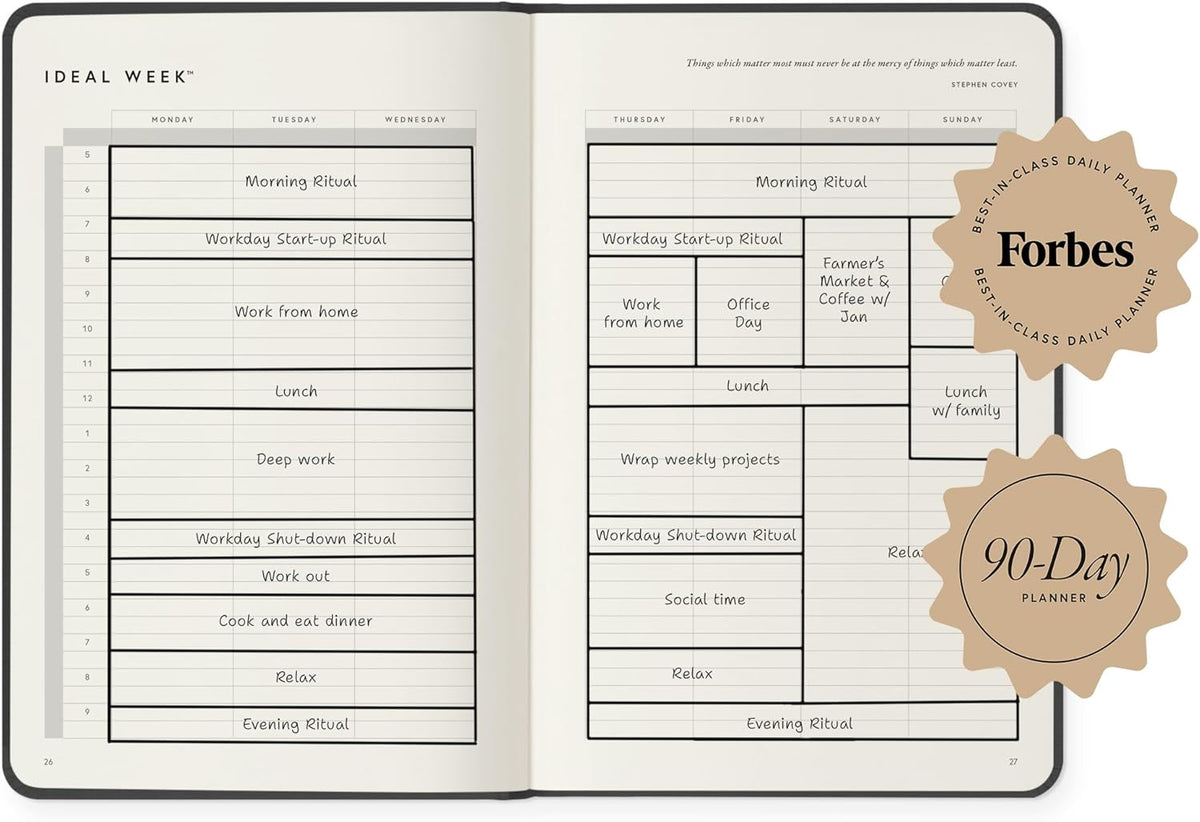 Full Focus Latte Linen Planner by Michael Hyatt - The #1 Daily Planner to Set Annual Goals, Increase Focus, Eliminate Overwhelm, and Achieve Your Biggest Goals - Hardcover