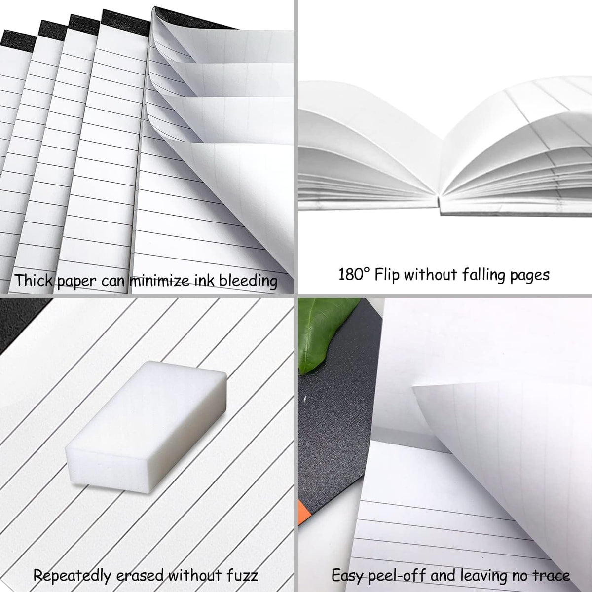 Notepad for Daily Planning and Organization of Work – 4 x 6-inches Lined Paper – Thick Bright White Paper – 30 Pages – Note Pads Ruled Pages – Pack of 30