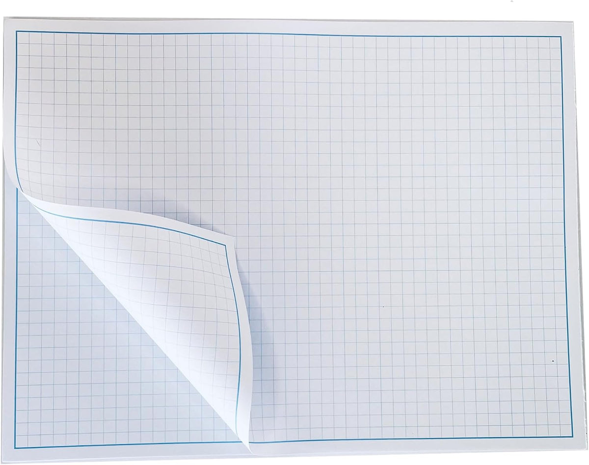 Blueprint and Graph Paper Pad - 50 Sheets Per Pad - 70lb Text - For Drawing, Designing, and More - Perfect Tool for Young Artists, Budding Designers, and Classroom Use (1, 12x18)