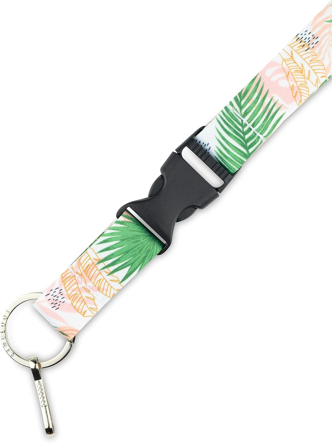 Limeloot Lanyard for Keys, ID Badge, Accessories | Neck Lanyard for Men and Women with Quick Release Buckle and Flat Ring