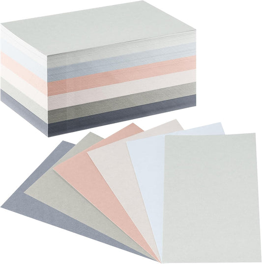 Fainne 300 Pcs Blank Index Cards 180 Gsm Thick Card Stock Assorted Color Neon Blank Flash Cards Colorful Study Notecards for Organizing(3 x 5 Inch,Pastel Colors)