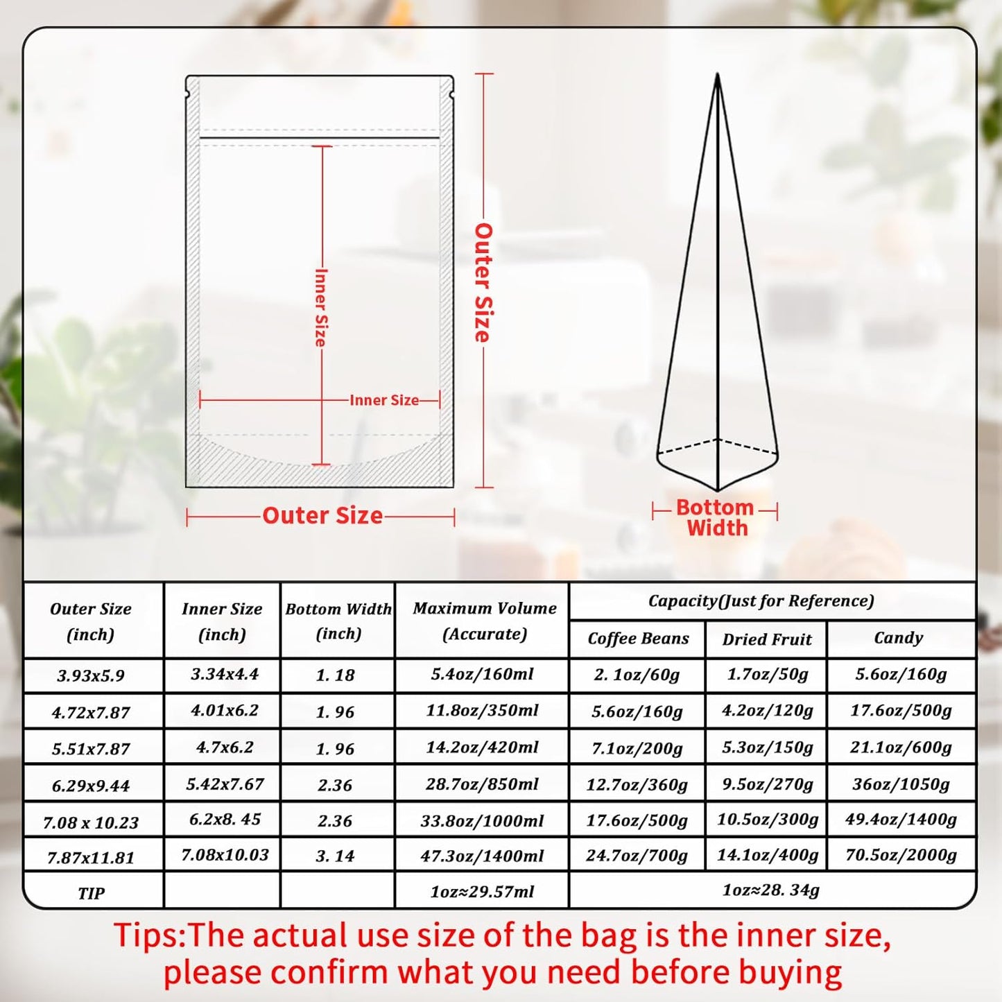 100 PCS Resealable Bags, Stand Up Kraft Bags with Window Clear Front Pouches, Zipper Lock Food Storage Bags 3.93×5.9 Inch Reusable Sealable Bags for Packaging