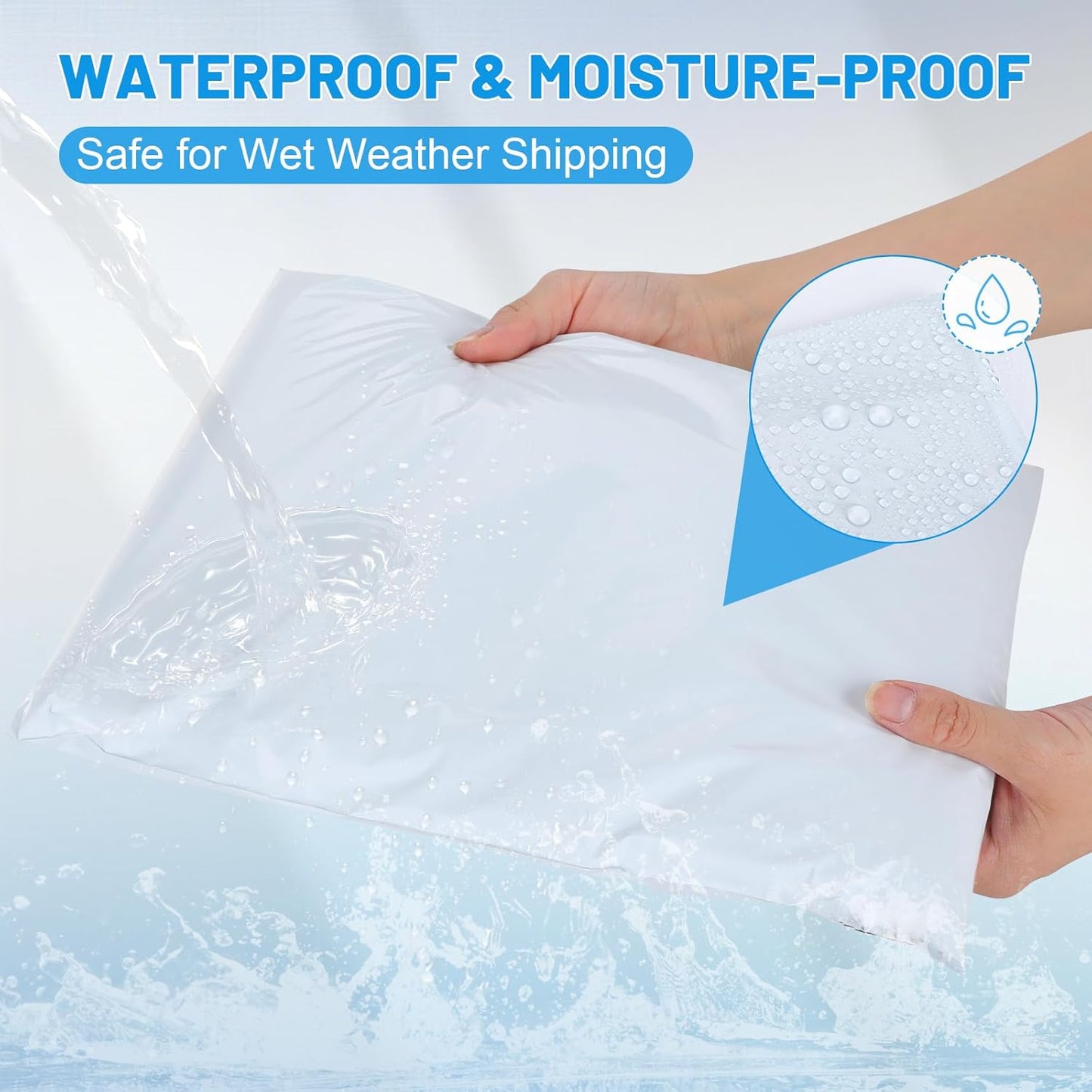 Poly Mailers Shipping Bags 10x13 inch 600 Pack Packaging Clothes Polymailers Envelopes Mailing Mailer Package Polymailer Small Business Supplies Clothing Bag Polybags Packing White