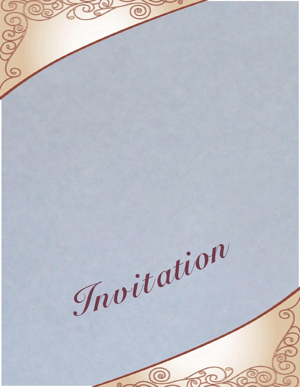 200 Light Blue Parchment 65lb Cover Weight Paper - 5.5" X 8.5" (5.5X8.5 Inches) Half Letter | Satement Size - Printable Cardstock Colored Sheets Old Parchment Semblance