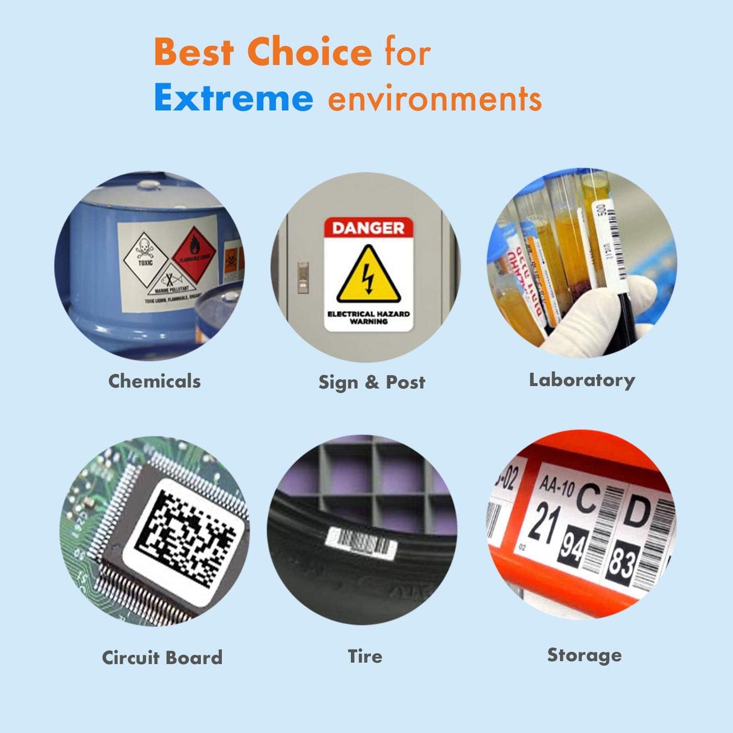 6 Rolls Wolfbarco 8.66" x 1476' (220mm x 450m) Black Standard Full Resin Thermal Transfer Ribbon Compatible with Zebra,TEC, INTERMEC,Citizen,TSC,GODEX,ARGOX Printers