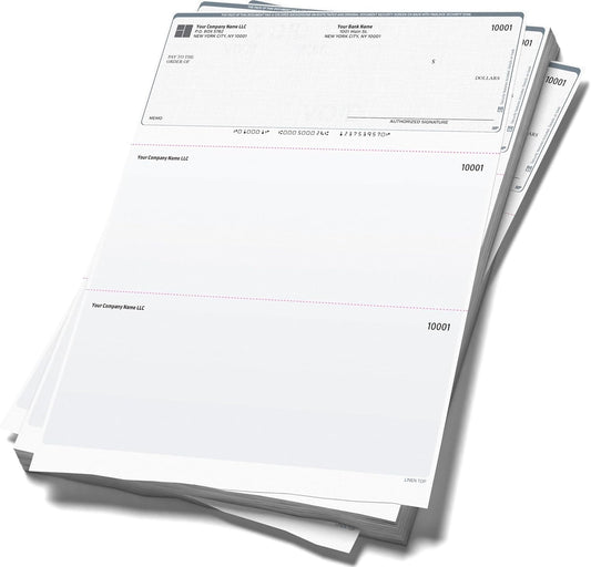 Computer Checks Compatible W/QB Check On Top [2500 Sheets]